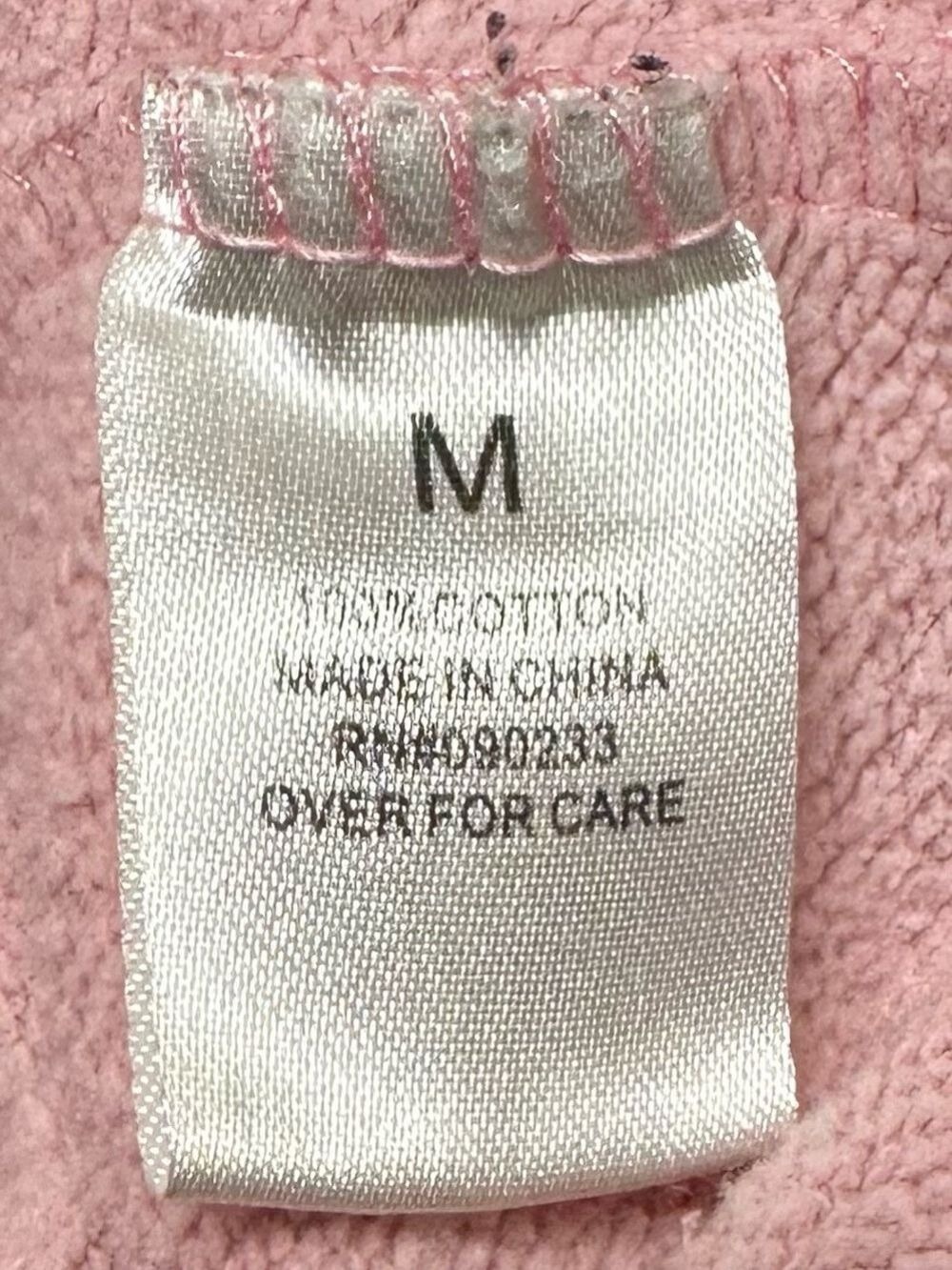 PacSun Light Pink Distressed Cotton Short Sleeve Unisex Hoodie Size M - Picture 8 of 10